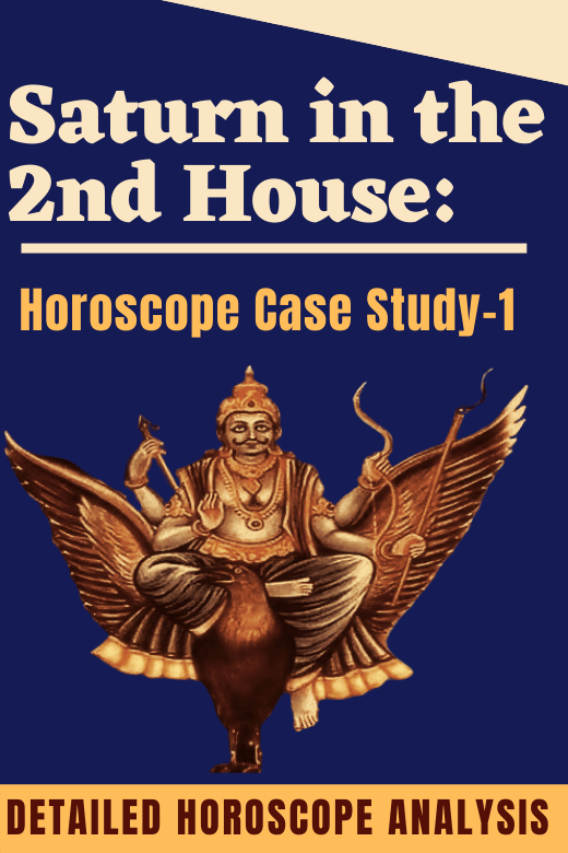 SATURN IN 2ND HOUSE HOROSCOPE CASE STUDY